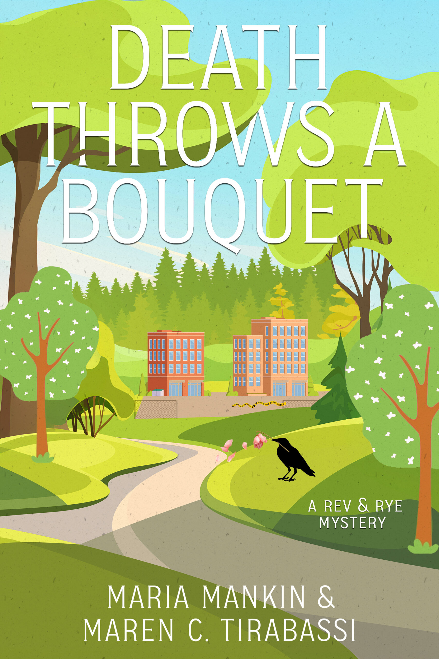 Death Throws a Bouquet by Maria Mankin and Maren C. Tirabassi book cover